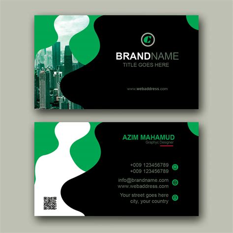 Different type of business cards on Behance