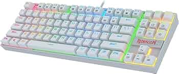 (Refurbished) Redragon K552W-RGB 60% Mechanical Gaming Keyboard Compact ...