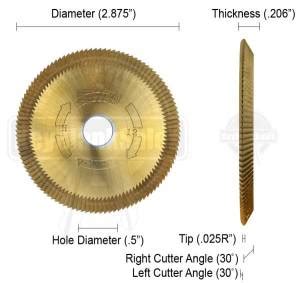 ILCO P-9MC Key Machine Cutting Wheel | Ilco 017-35