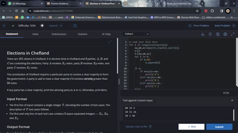 Image result for CodeChef in Python