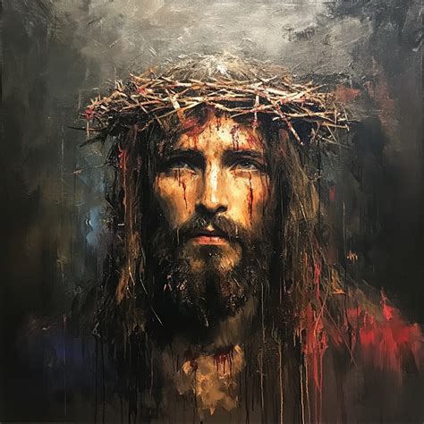 Suffering and Sacrifice: A Portrait of Jesus ️ | Jesus christ painting ...
