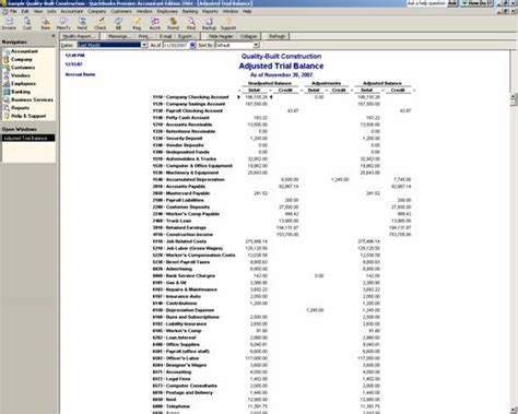 Image result for QuickBooks Trial Balance Example