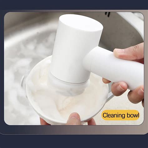 Buy Electric Spin Scrubber Rechargeable Cleaning Tools, Ergonomical ...