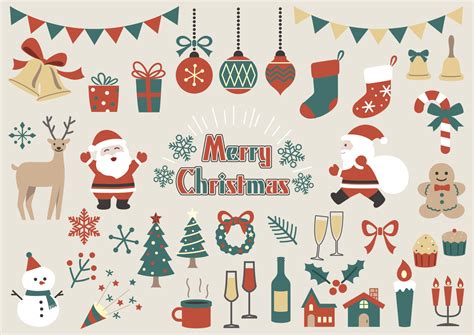 Christmas Elements Vector Art, Icons, and Graphics for Free Download