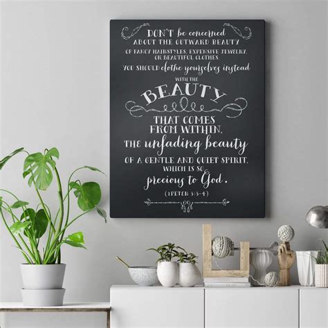 "Unfailing Beauty" Wall Decor - Bible Verse Art for a Beautiful Life ...