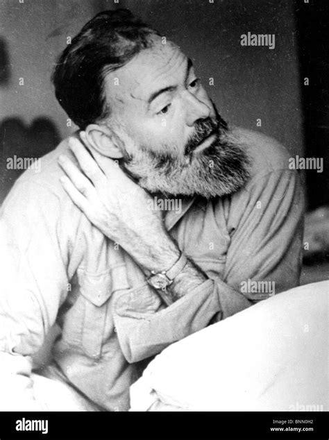 ERNEST HEMINGWAY American writer and journalist (1899-1961 Stock Photo ...