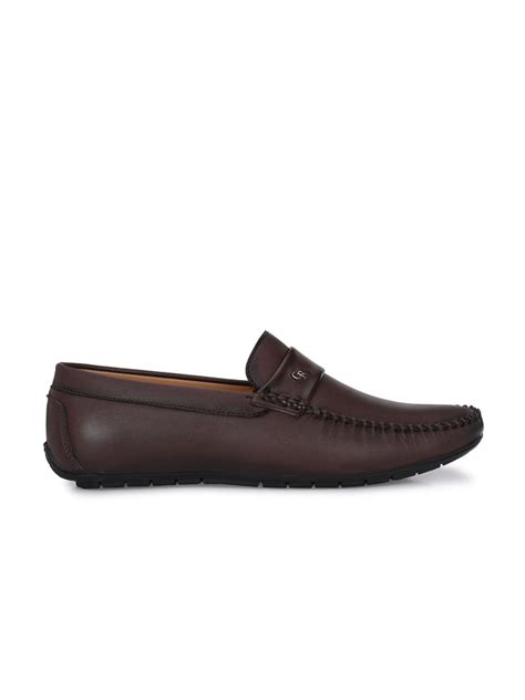 CARLO ROMANO BY WASAN BROWN COLOUR VEGAN LEATHER MOCCASIN SHOE FOR MEN ...