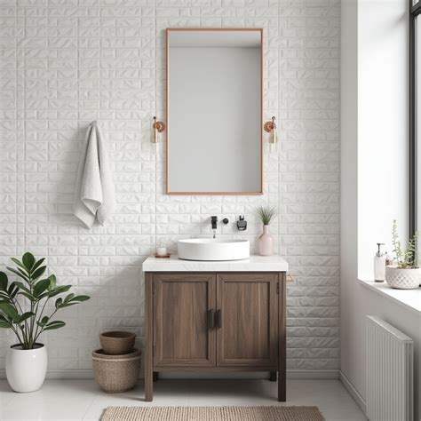 White Subway Tile Bathroom