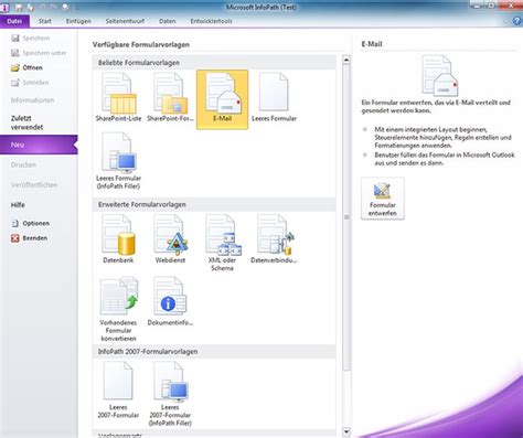 Using Microsoft InfoPath 的图像结果