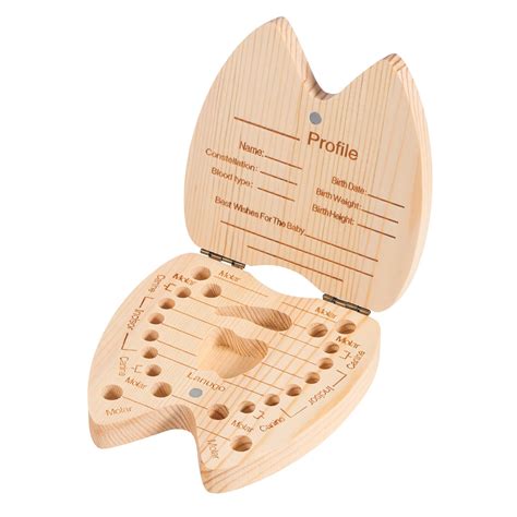 Buy Annhua Tooth Fairy Box Baby Tooth Box for Girls, Tooth Holders for ...