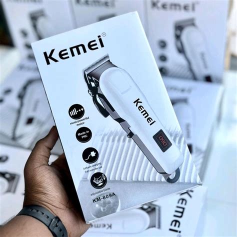 Kemei KM-809A Professional Rechargeable Hair Trimmer Electric Hair ...