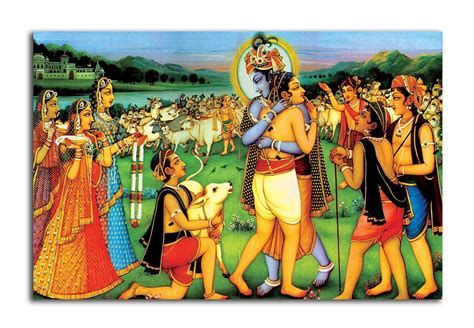 Tamatina Wall Posters | Religious Posters | Krishna Back to Gokul ...