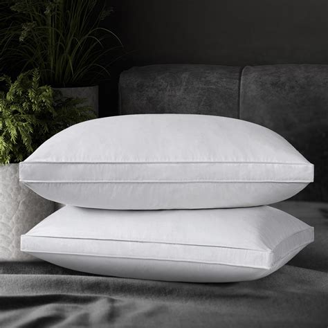Amazon.com: Alanzimo Goose Feather Down Pillows King Size Set of 2 ...