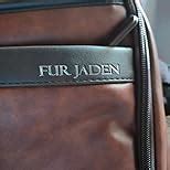 Buy FUR JADEN Faux Leather 15.6 Inch Premium Laptop Backpack 32L with ...