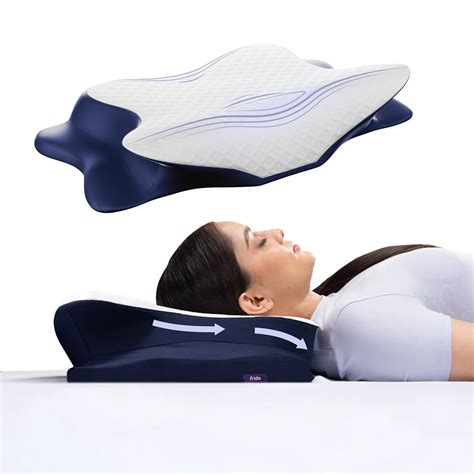 Frido Cervical Butterfly Pillow | Orthopedic Memory Foam Pillow for ...