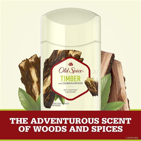 Old Spice Men's Timber & Sandalwood Deodorant 2.6oz (Pack of 12) | Long ...