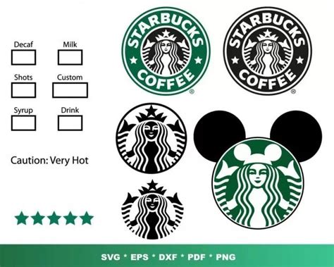 100 STARBUCKS MEGA BUNDLE SVG, PNG, DXF files for | Ubuy India