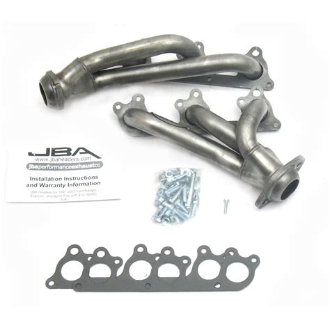 JBA 1674S-2 1-1/2" Shorty Stainless Steel Exhaust Header for Ranger ...