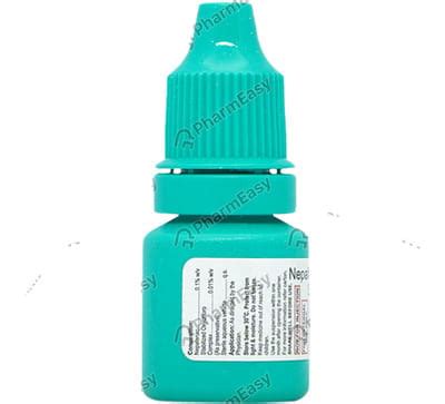 Nepacent 0.1 %W/V Eye Drop (5): Uses, Side Effects, Price & Dosage ...