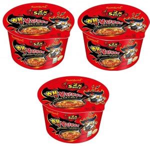 Samyang Big Bowl 2X Spicy Hot Chicken Flavour Raman Cup Noodle, 105mg*3 ...