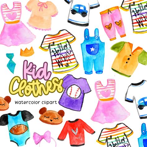 Kids Clothes Clip Art