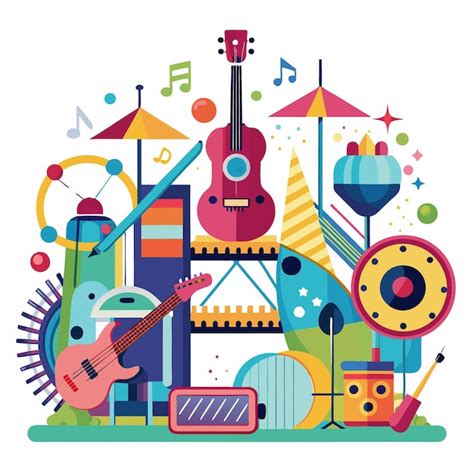 Image result for Musical Instruments Abstract Drawing