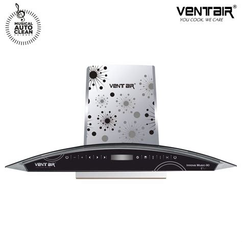 Ventair Innova Music 90 Musical Smart Auto Clean Chimney (Feather Touch ...
