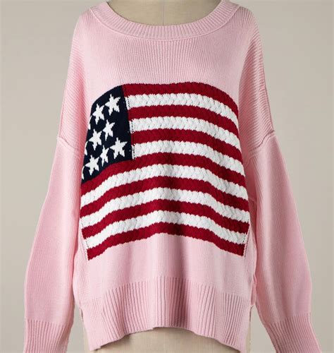 Party in the USA Sweater | Usa sweater, Knit sweater tops, American ...