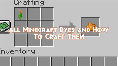 Image result for Minecraft Dyes Tutorial