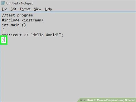 Image result for How to Run a Code On Notepad