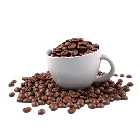 Coffee Bean White Background
