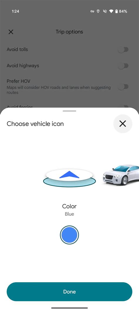 Google Maps per Android sta ottenendo nuove icone per i veicoli