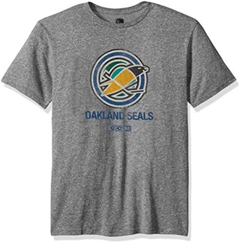NHL Golden Seals CCM Heritage 1 Tri-Blend Short Sleeve Tee, X-Large ...