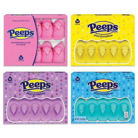 Snackivore Easter Peeps Marshmallow Candy Variety 4 Pack (40 India | Ubuy