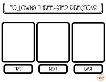 Image result for Three-Step Directions