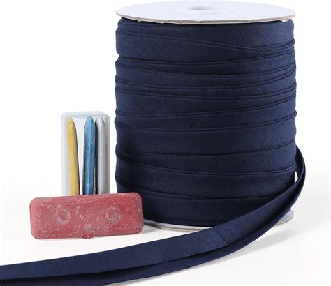 Amazon.com: Bias Tape Double Fold 1/2 inch, Double Fold Bias Binding ...