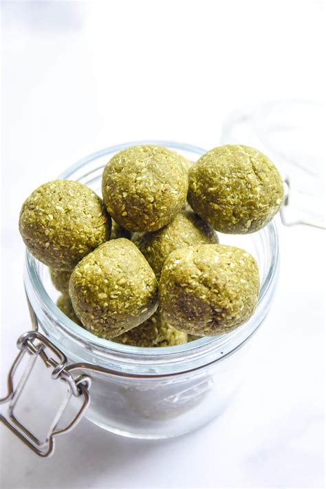 Matcha Green Tea Energy Bites | RD-Licious - Registered Dietitian ...