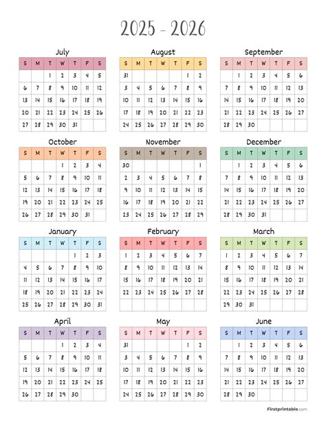 Student Planner 2025 - 26 Year Calendar | 140 Free Printable PDF ...