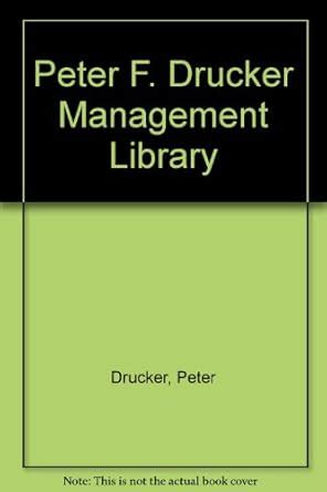 Buy Peter F. Drucker Management Library Book Online at Low Prices in ...
