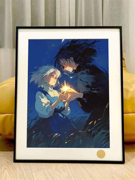 Sophie Hatter & Howl Jenkins Pendragon Decorative Painting - Howl's ...