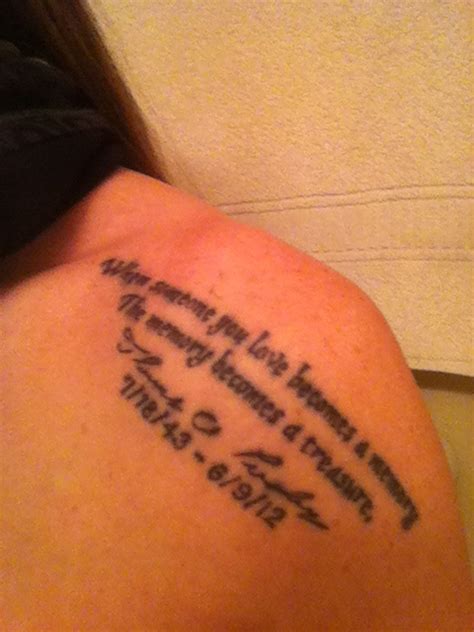 Pin on In loving memory tattoos