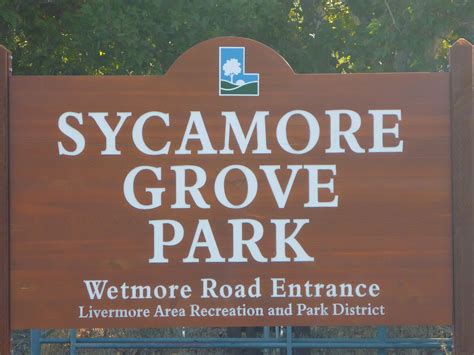 Trailing Ahead: Sycamore Grove Park south of Livermore, California