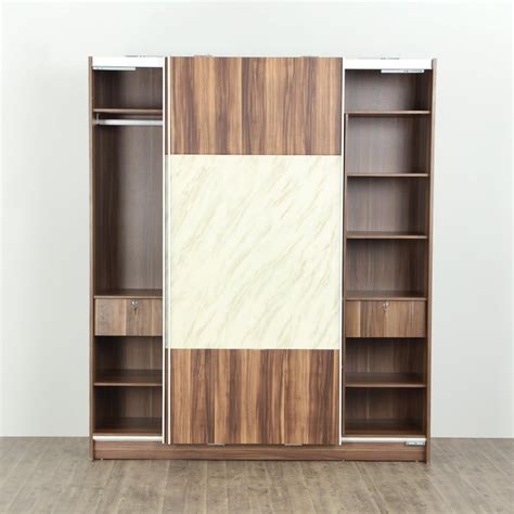 Buy Antonio 2-Door Sliding Wardrobe - Brown from Home Centre at just ...