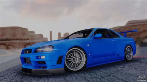 Nissan Skyline R34 Full Tuning for GTA San Andreas