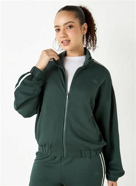 Kappa Kappa Logo Detail Sweatshirt with Long Sleeves and Pockets for ...