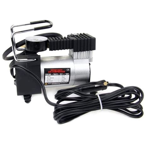 Heavy Duty Electric Air Compressor Inflator Pump for Car, Bike ...