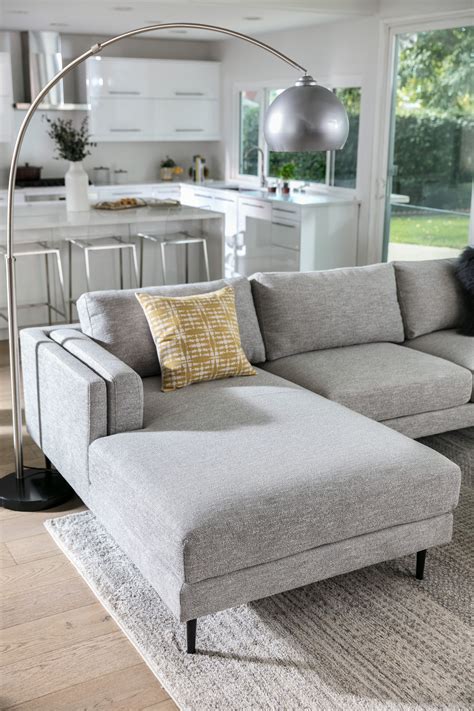 Grey Sectional Couch 的图像结果
