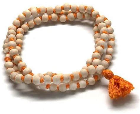 SRI BATUK Natural Tulsi Mala (15cm) and Gaumukhi Combo For Jaap Wood ...
