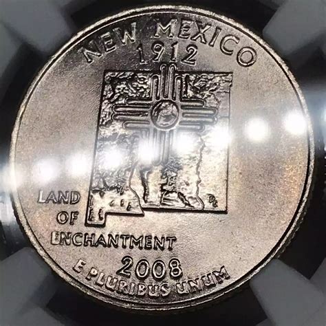 2008-D Quarter Doll Quarter Dollar - State Series NGC MS-67 NEW MEXICO ...