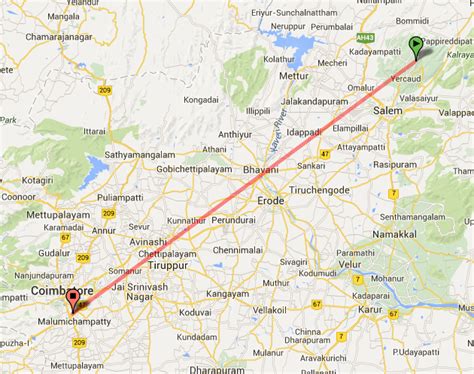 Amateur Radio Station - VU3BOJ: VHF Coverage in Bangalore-Kochi Route